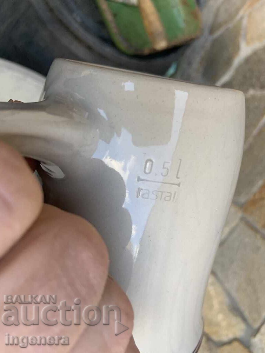 Halba/Cană de bere din porțelan, anii '70 - 6