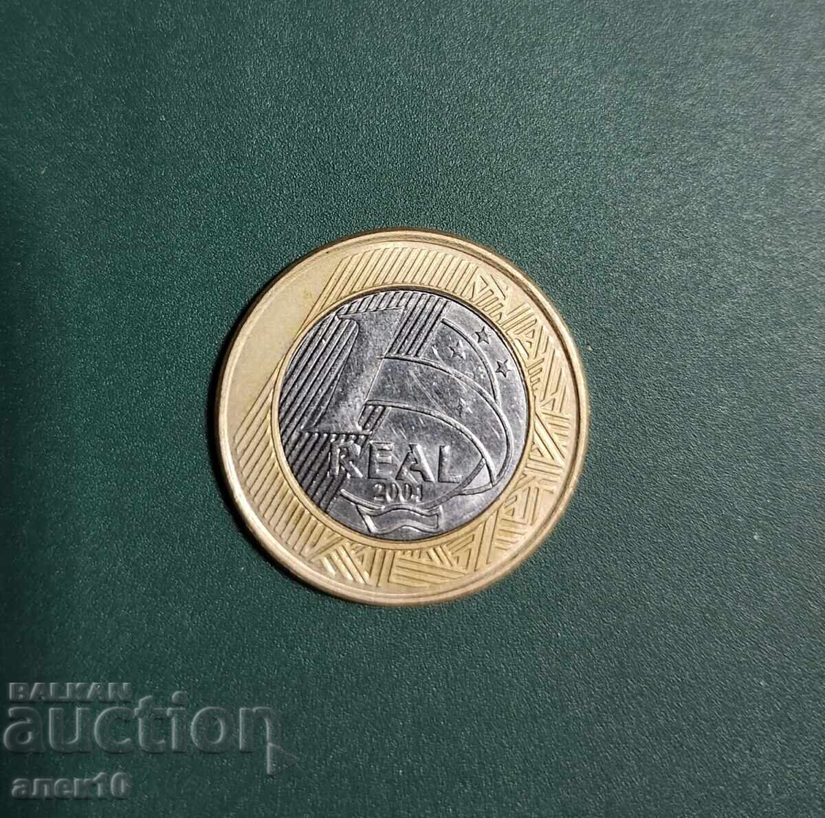 Brazilia 1 real 2004 cu preț € 0.30 | 0.59 BGN Brazilia 1 real 2004 cu preț € 0.30 | 0.59 BGN