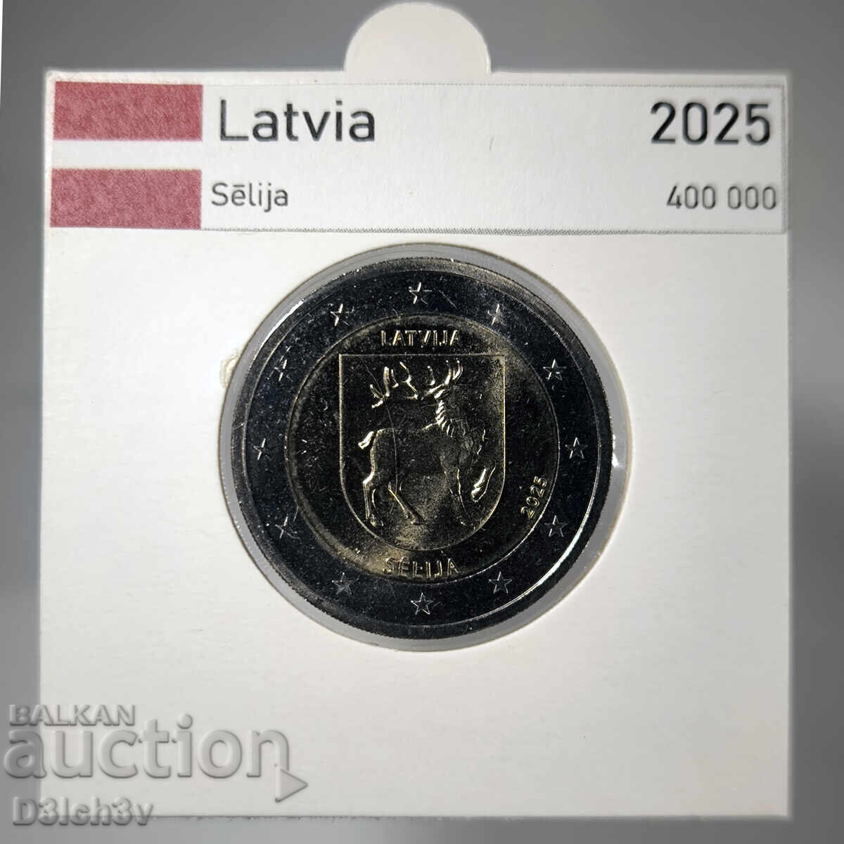 2 euro 2025 * Letonia * Selia/Selija