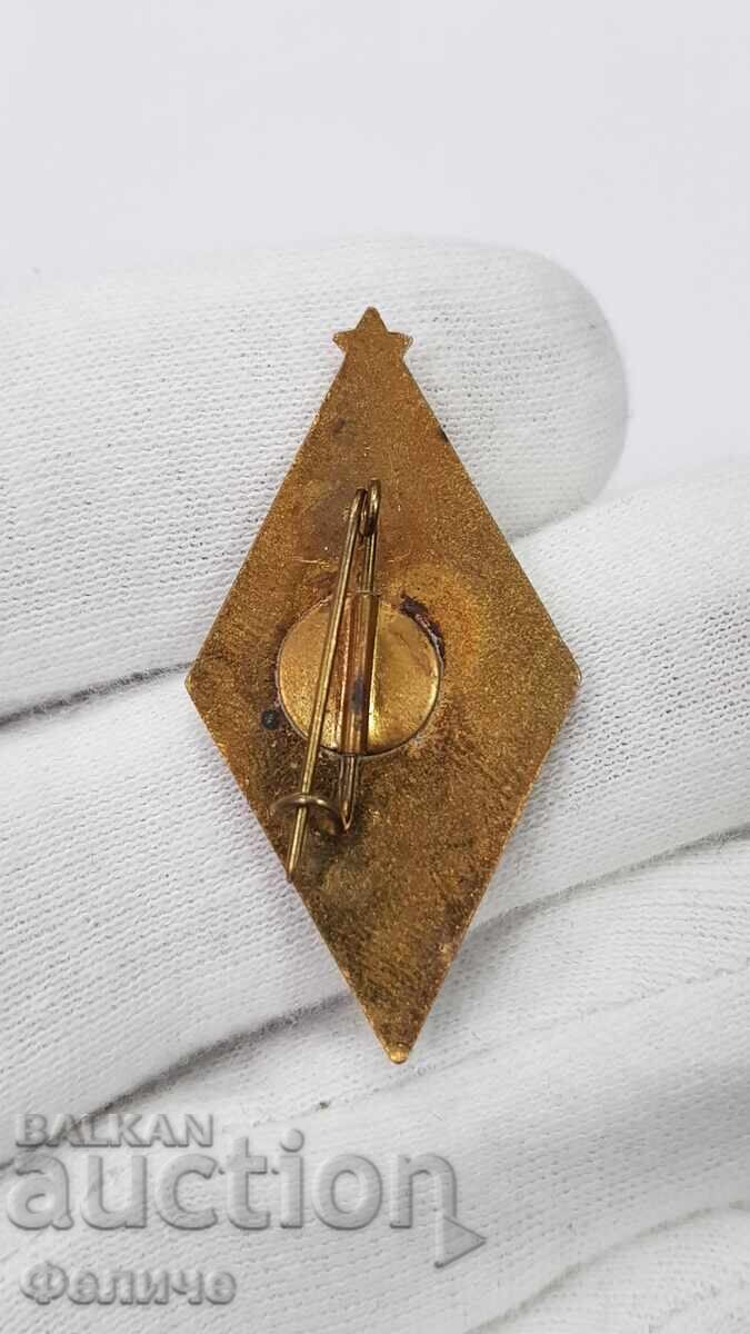 Semn rar timpuriu, insignă Excelent - D. Z.S. - 1947 - 5