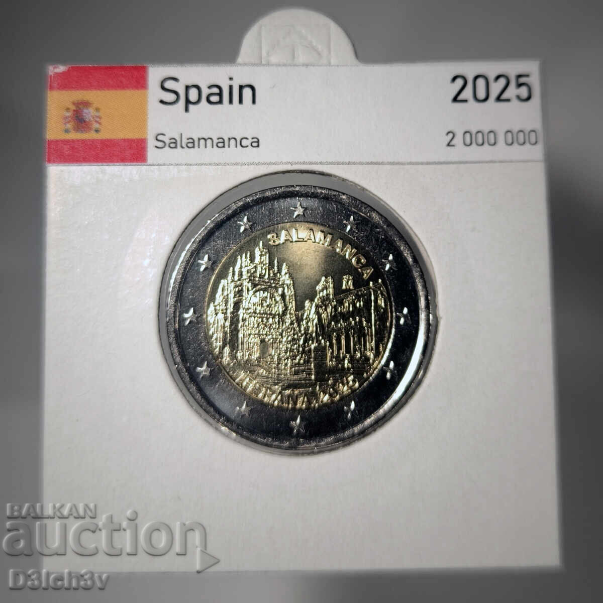2 евро 2025 * Испания * Саламанка/Salamanka