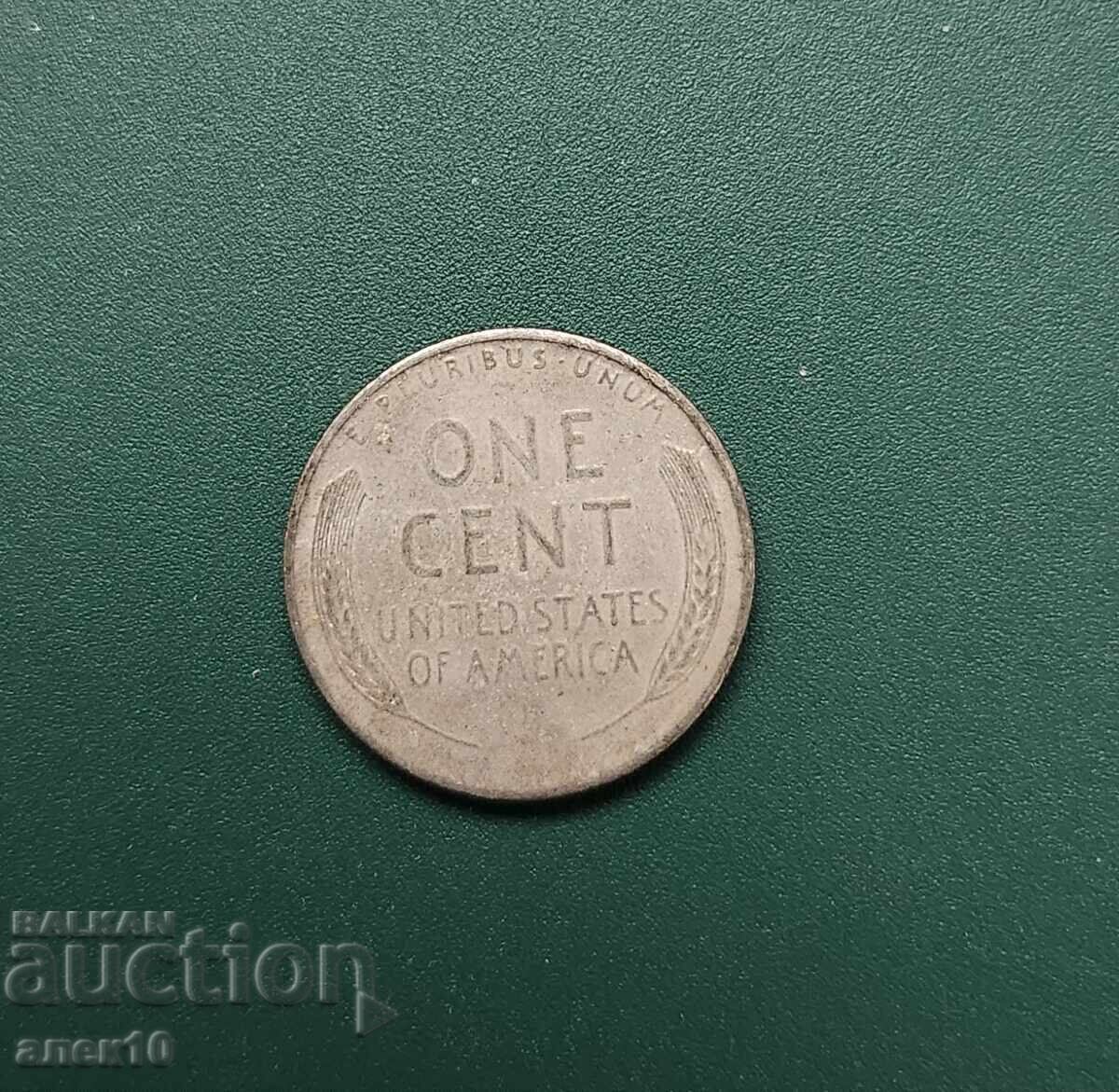 SUA 1 cent 1943 P cu preț € 0.80 | 1.56 BGN