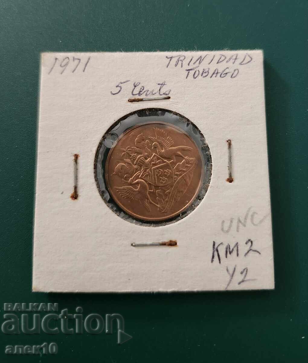 Trinidad 1 Cent 1977 with price € 0.87 | 1.70 BGN