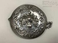 Revival silver forged belt buckle unit Panagyurishte