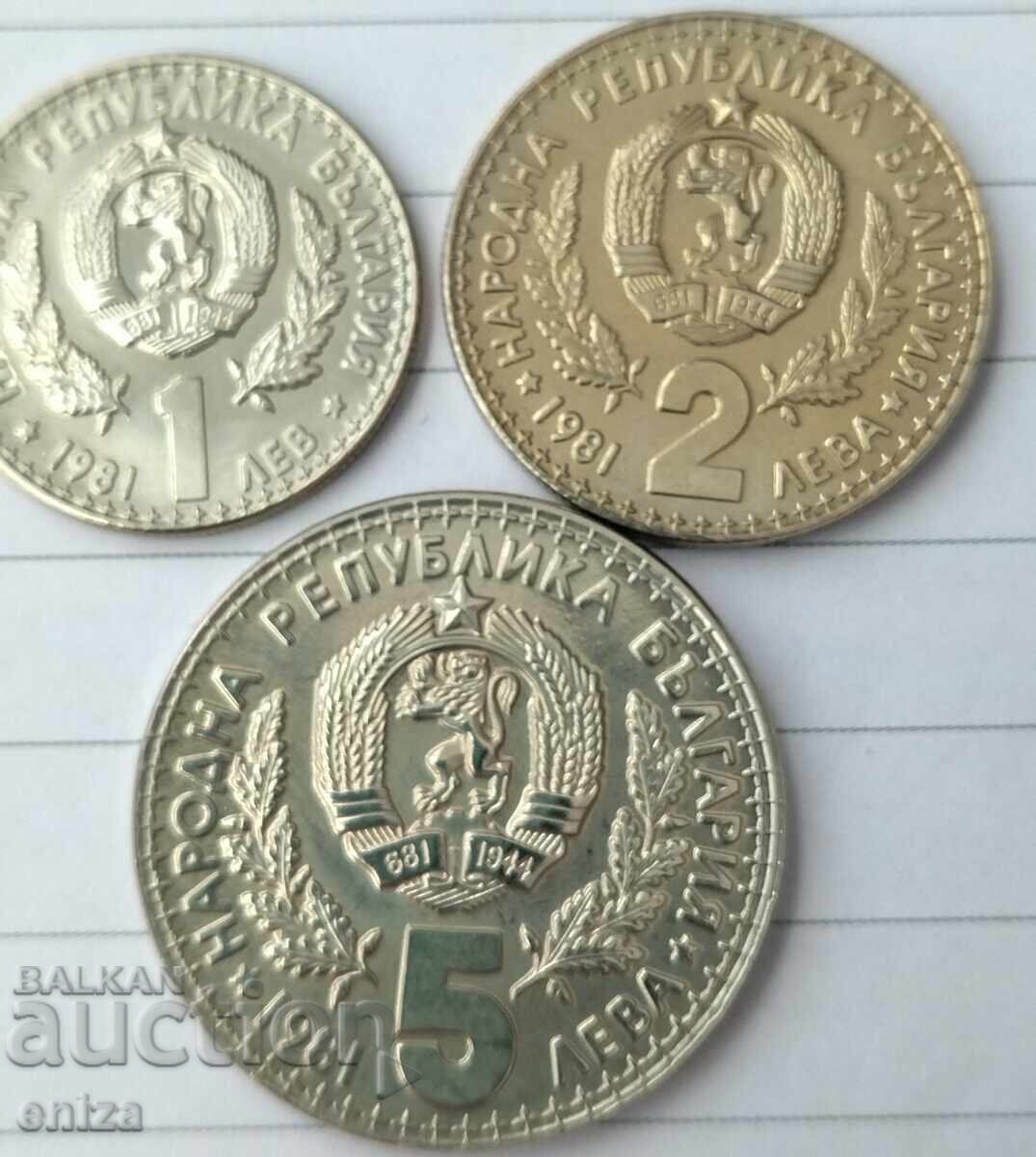 1, 2, 5 leva 1981 Svetovno lovno izlozhenie - Plovdiv cu preț € 6.50 | 12.71 BGN 1, 2, 5 leva 1981 Svetovno lovno izlozhenie - Plovdiv cu preț € 6.50 | 12.71 BGN