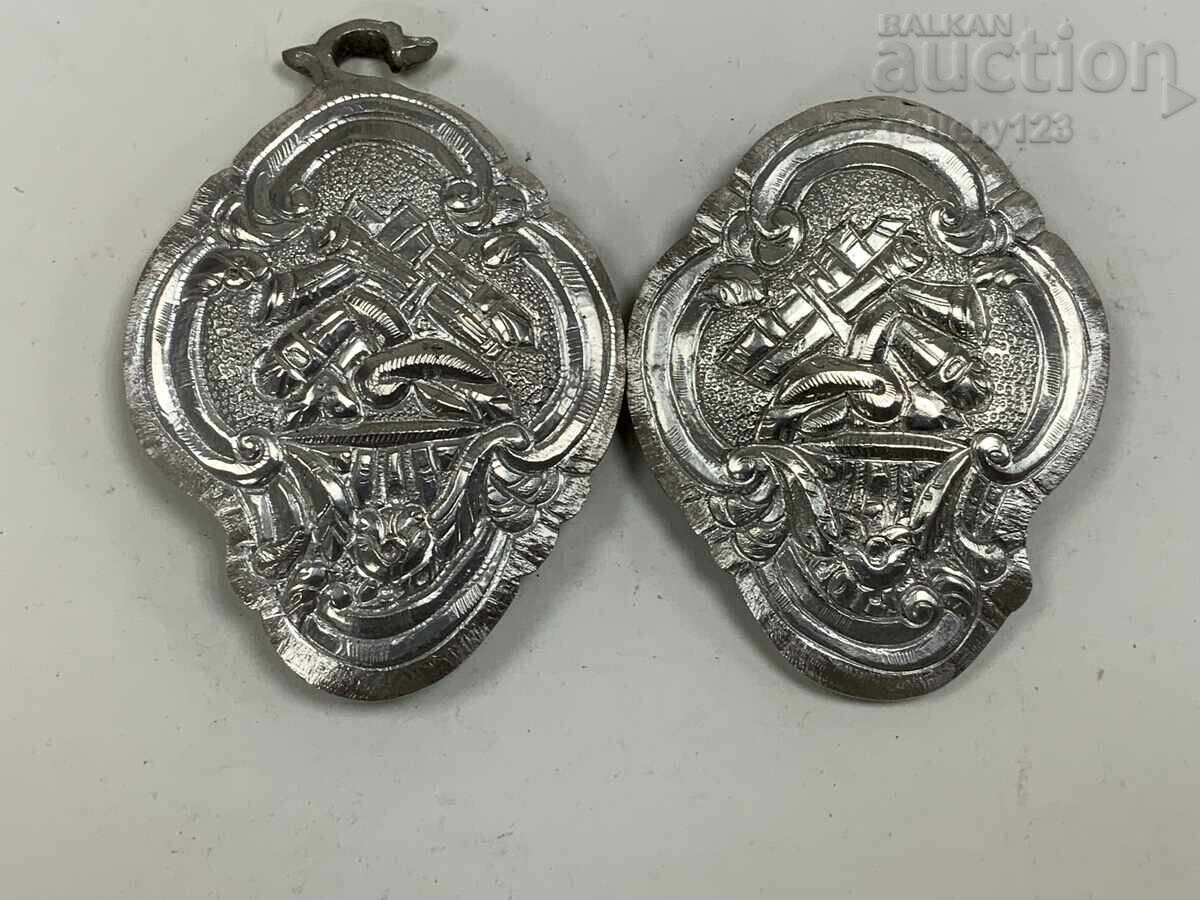 Paftale renascentiste din argint, turnate și forjate - 5