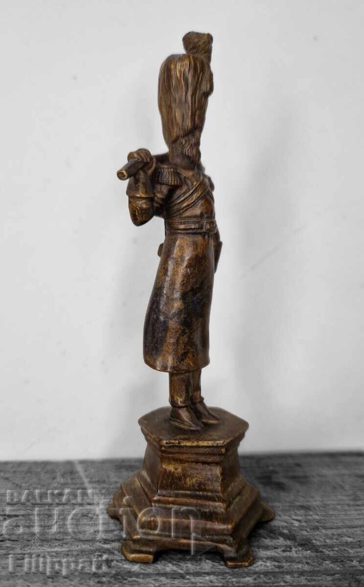 Statuetă din bronz CĂZAC cu preț € 80.00 | 156.47 BGN