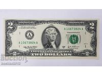 Ryadka Banknota 2 dolara 2003 A Amerika, USA - JEFERSON