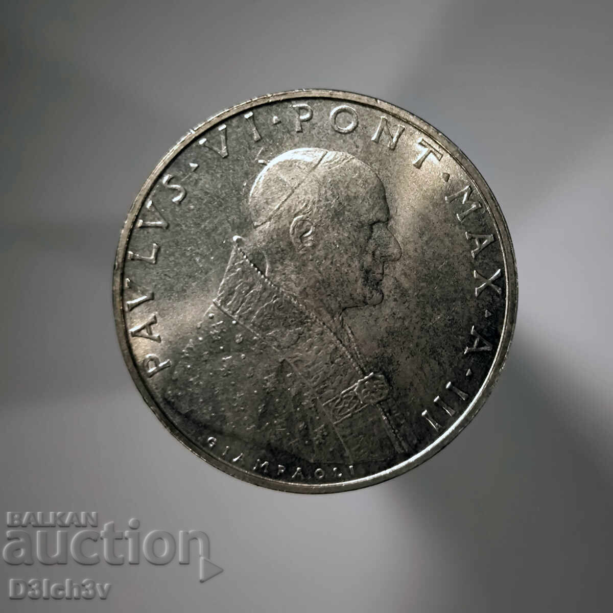500 lire 1965 Vatican * Paul VI * Argint 0.835 cu preț € 35.00 | 68.45 BGN 500 lire 1965 Vatican * Paul VI * Argint 0.835 cu preț € 35.00 | 68.45 BGN