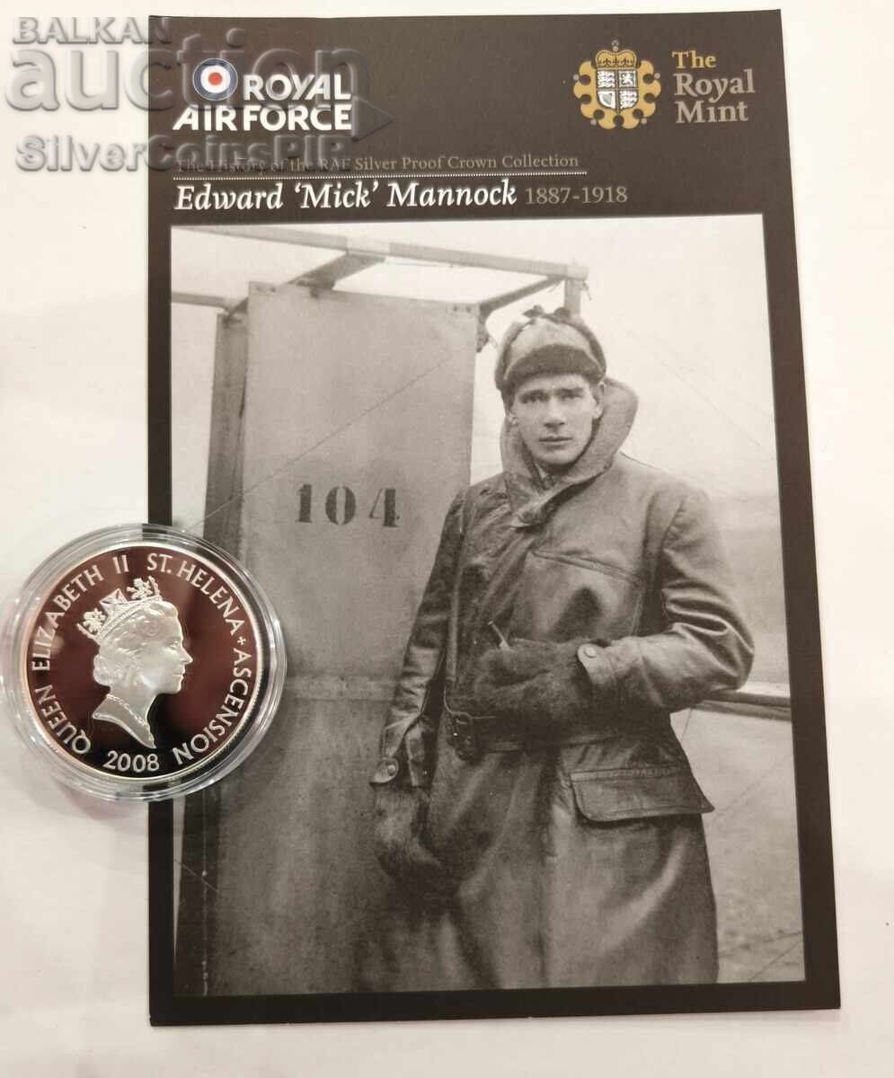 Παράδοση Ασημένια 5 Λίρες 2008 Βασιλική Αεροπορία Παράδοση Ασημένια 5 Λίρες 2008 Βασιλική Αεροπορία