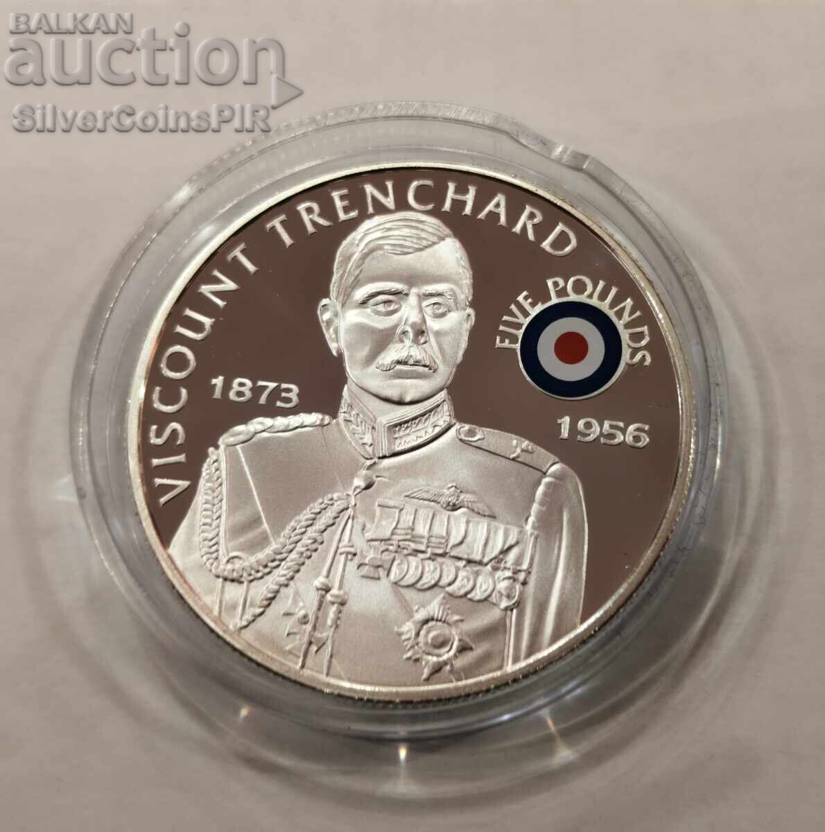 Licitație Argint 5 Lire 2008 Forțele Aeriene Regale