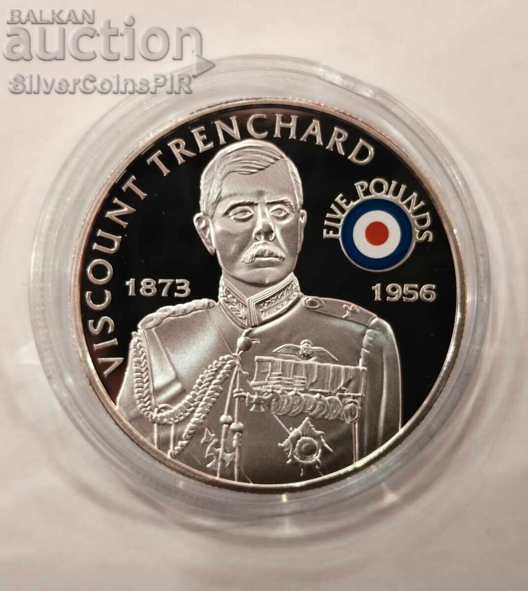 Argint 5 Lire 2008 Forțele Aeriene Regale