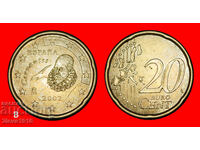 NORDIC GOLD 1999-2006: SPANIA★20 EURO CENȚI 2002 DESCĂPERIRE!