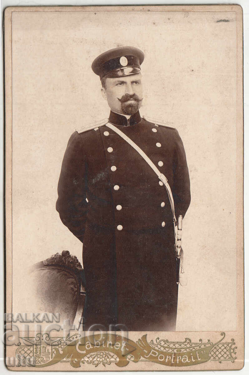 Principality of Bulgaria, Major General Petar Lolov, cardboard 1904