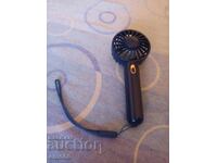 Φορητός ανεμιστήρας με επαναφορτιζόμενη μπαταρία