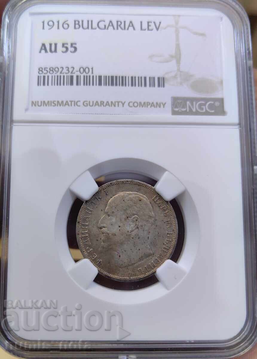 Licitație 1 lev 1916 an - Original Licitație 1 lev 1916 an - Original