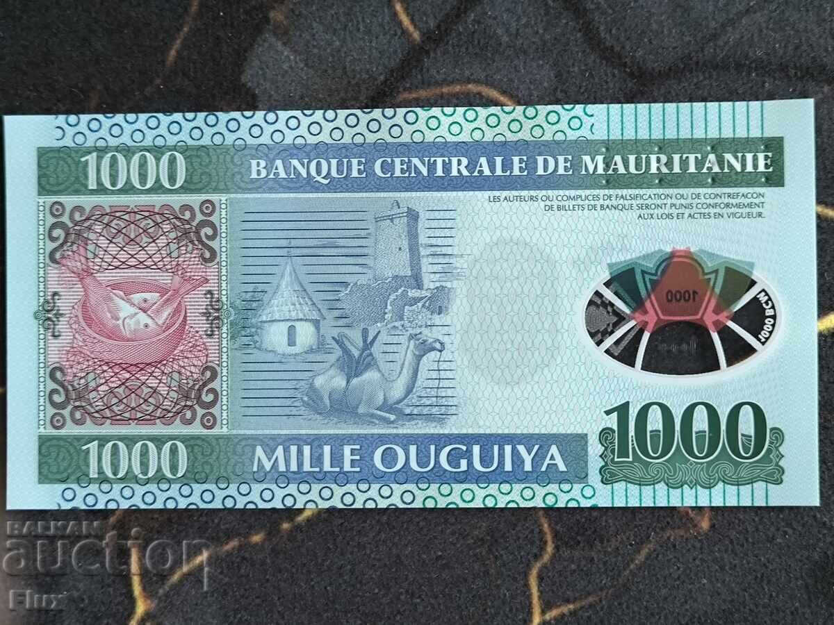 Banknote - Mauritania - 1000 Ouguiya UNC | 2014 with price € 1.55 | 3.03 BGN Banknote - Mauritania - 1000 Ouguiya UNC | 2014 with price € 1.55 | 3.03 BGN