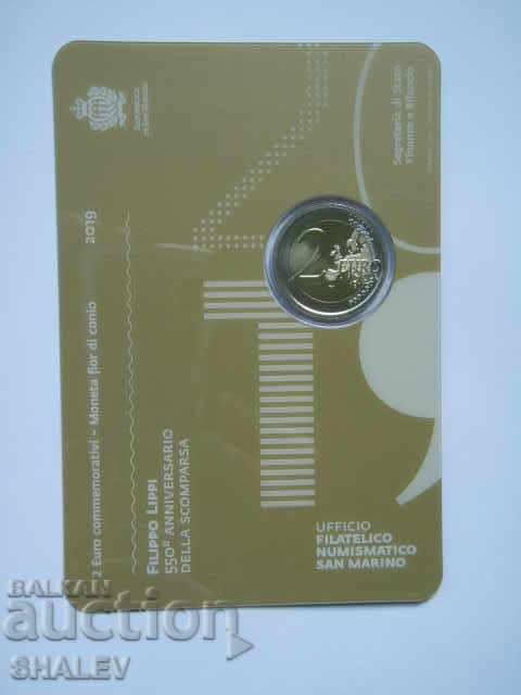 Livrarea 2 Euro 2019 San Marino "Filippo Lippi" (1) San Marino 2 euro