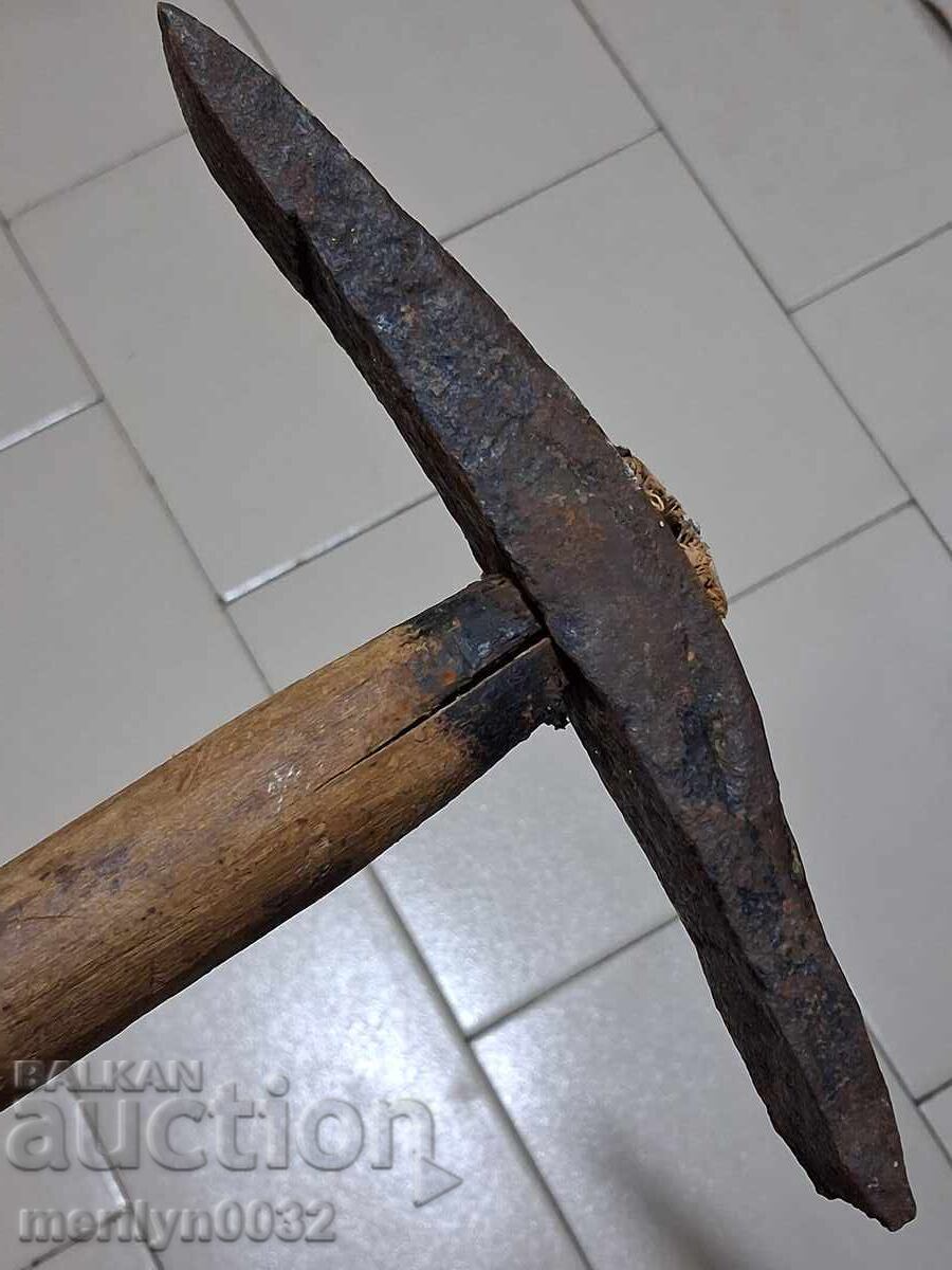 Ciocan de zidar vechi, unealtă, târnăcop - 5