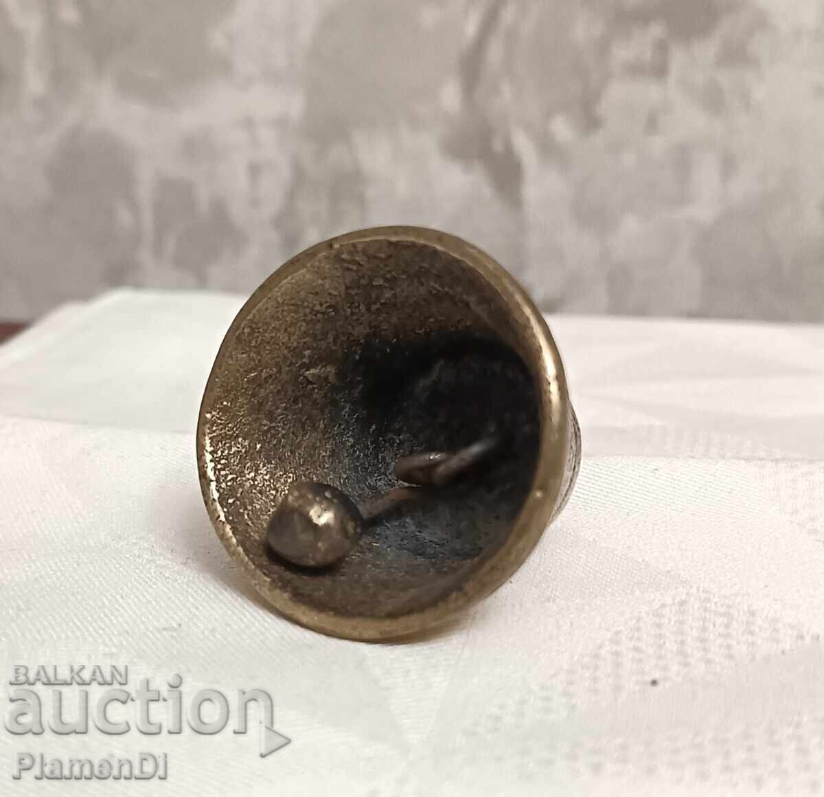 Veche clopoțel / clopoțel de alamă / bronz - 5