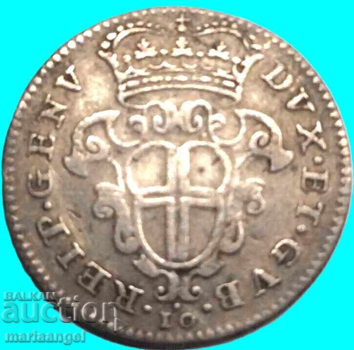 Livrarea 10 soldini 1675 Italia Dogi Bienale (1637-1797) argint