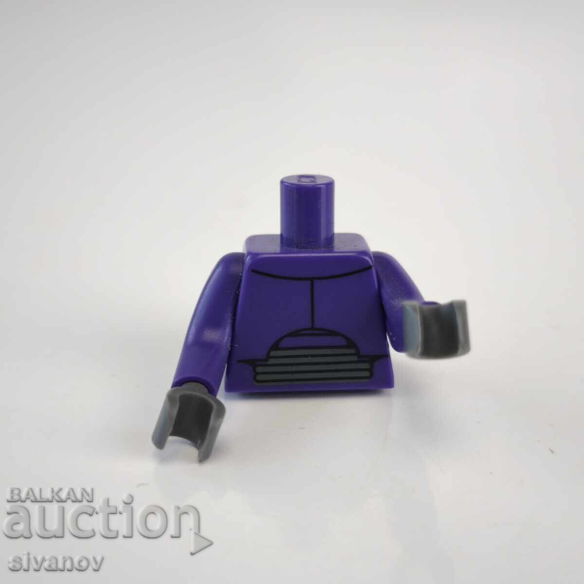 LEGO тъмнолилава минифигура торс броня принт Zurk #6331 - 5