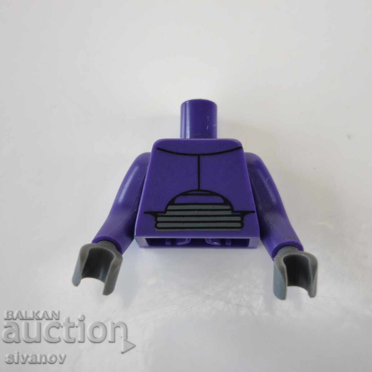 LEGO тъмнолилава минифигура торс броня принт Zurk #6331