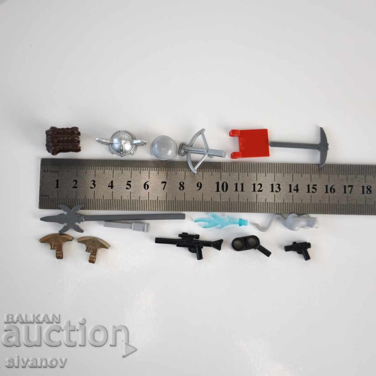 LEGO Minifigurine Căști Blastere Topoare Șobolan Copie Amestecat#6337 - 7 LEGO Minifigurine Căști Blastere Topoare Șobolan Copie Amestecat#6337 - 7