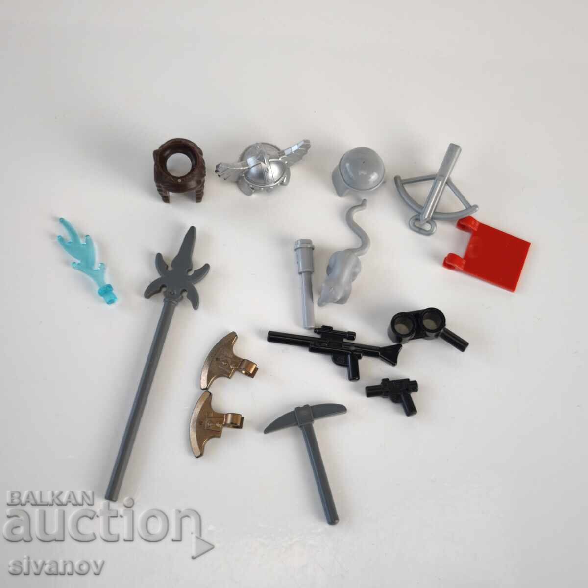 LEGO Minifigurine Căști Blastere Topoare Șobolan Copie Amestecat#6337 LEGO Minifigurine Căști Blastere Topoare Șobolan Copie Amestecat#6337