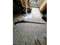 Old flintlock rifle