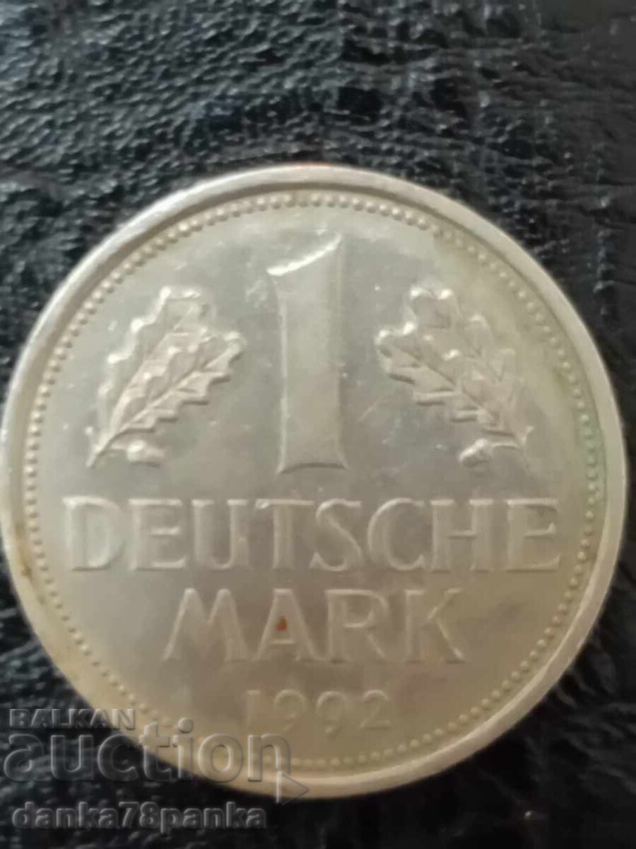 1 marcă 1992 F (Germania, RFG)