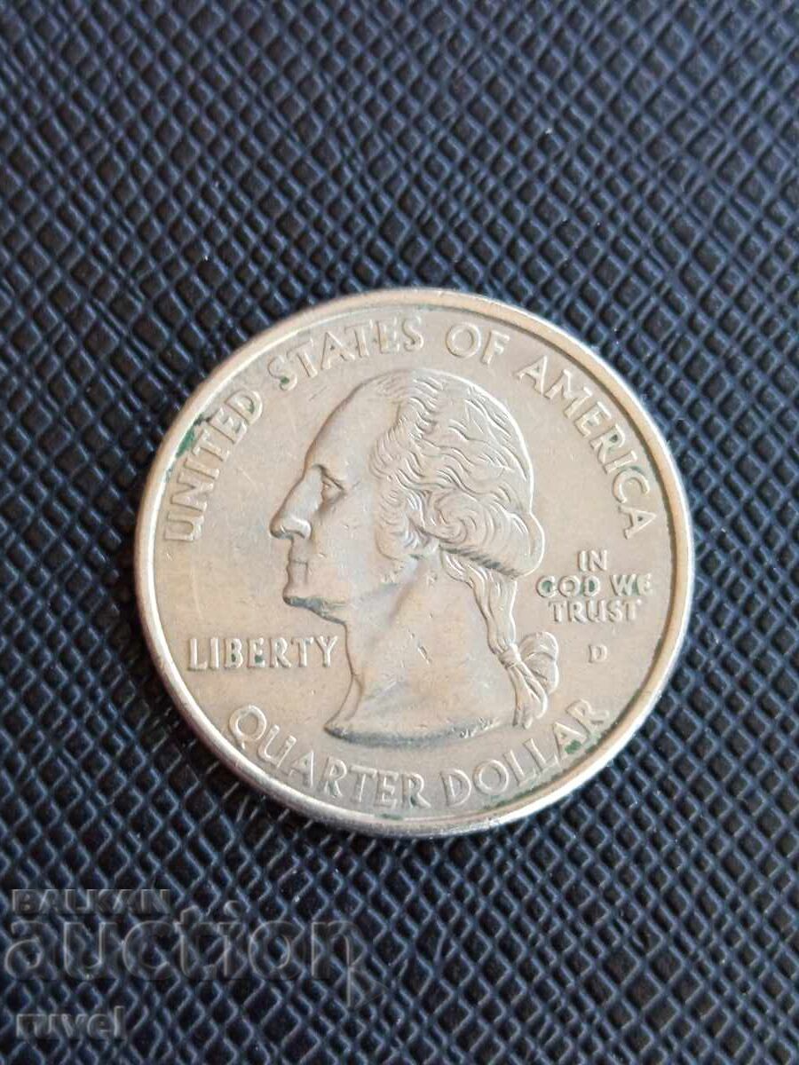 Τρίμηνο Δολάριο ΗΠΑ 2001 με τιμή € 0.55 | 1.08 BGN