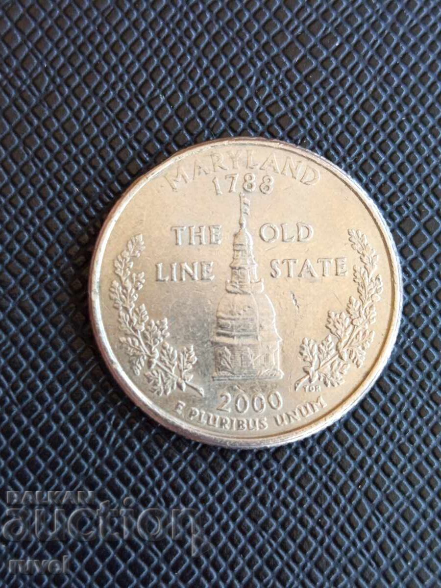 Sfertul de dolar american 2000