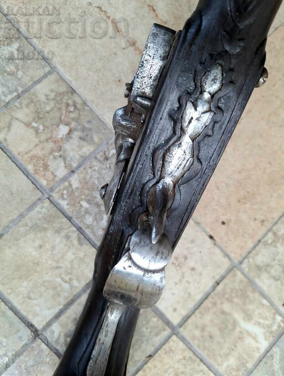 Pistolet cu cremene, pistol, cu cremene, țevi, luptător, pușcă - 6