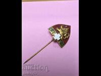 Regatul Bulgariei insignă SVHZ protecție chimică antiaeriană