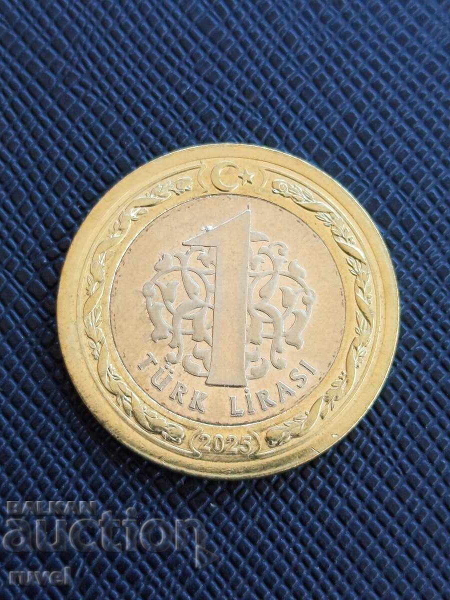 Turcia, 1 liră 2025