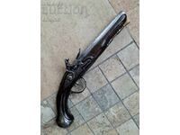 Pistolet cu cremene, pistol, cu cremene, țevi, luptător, pușcă