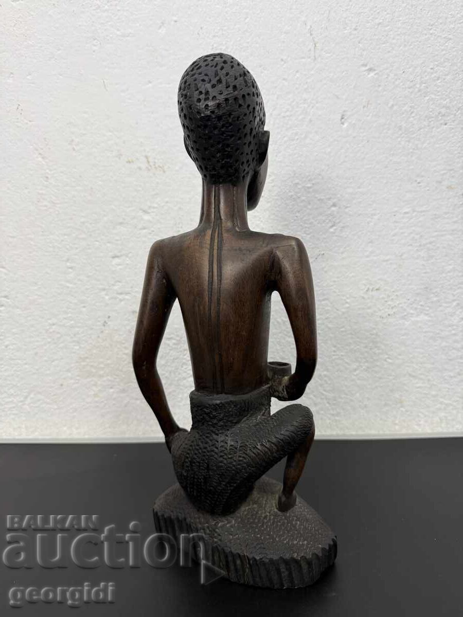 Livrarea Sculptură africană - figurină din abanos. Nr. 7963