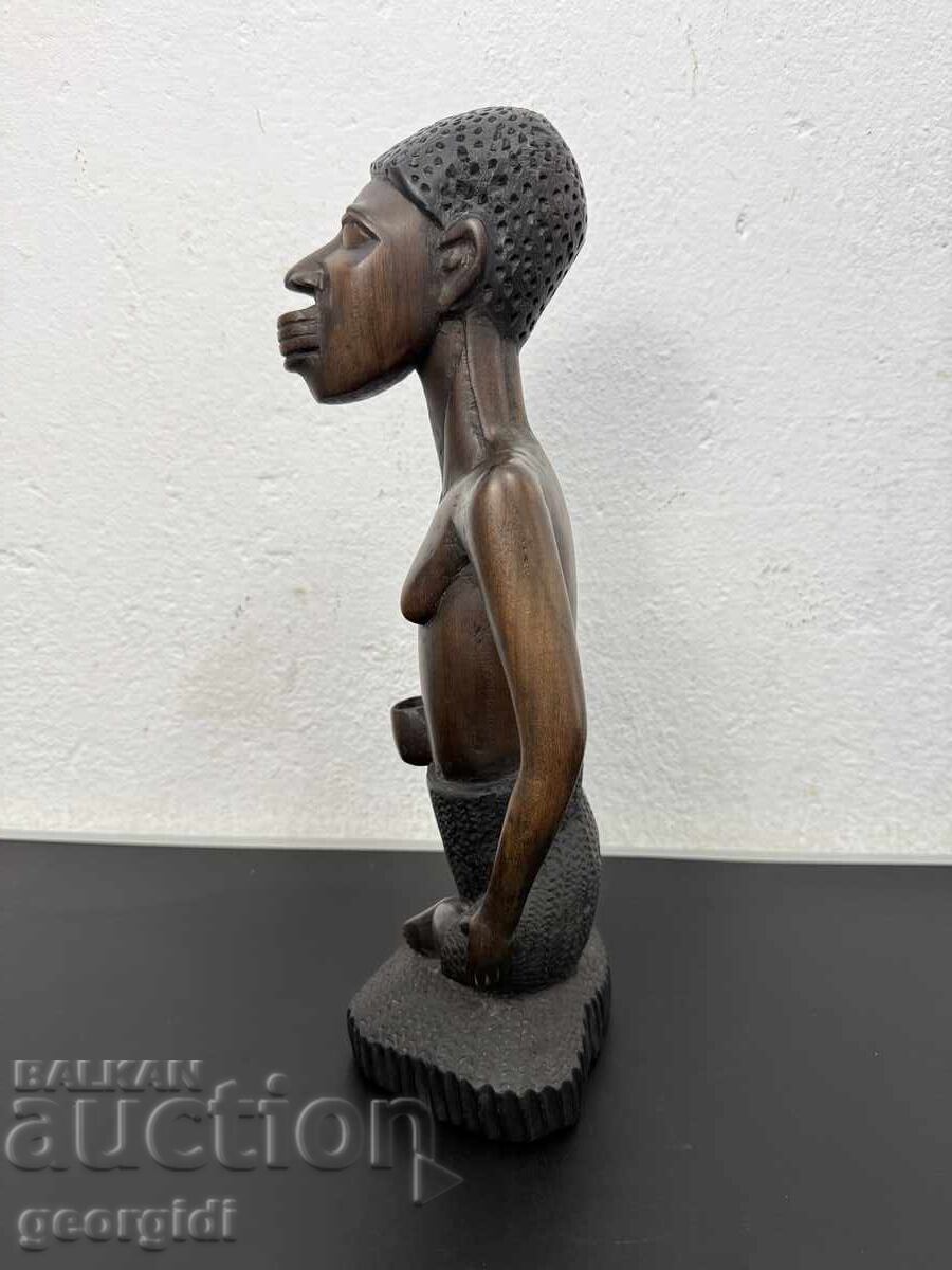 Sculptură africană - figurină din abanos. Nr. 7963 - 6