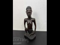 Африканска дърворезба - фигура от абанос. №7963