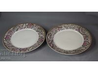 2 Farfurii vechi din porțelan Bulgărești Porțelan Izida Cașmir