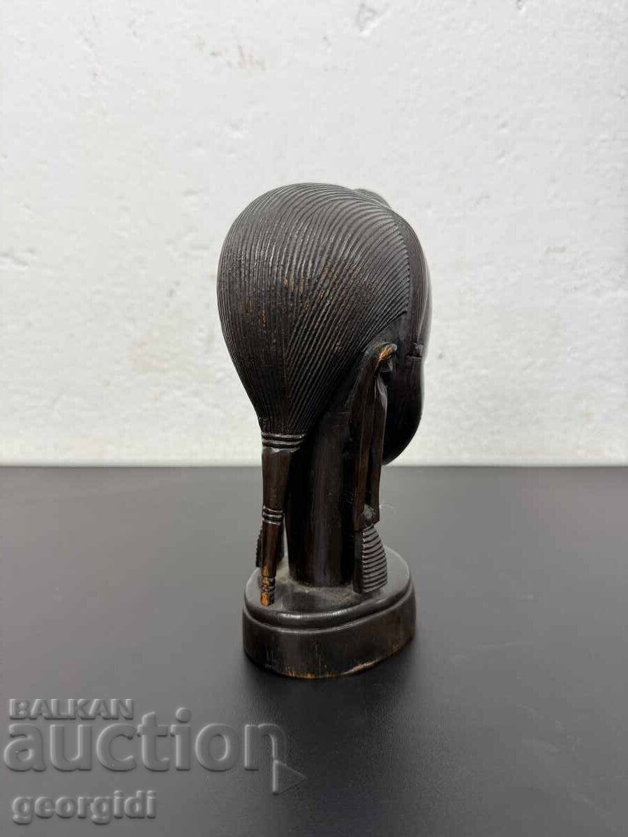 Auction African carving - ebony bust of a woman. №7965 Auction African carving - ebony bust of a woman. №7965