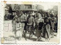1951 MARE FOTOGRAFIE VECHE SOFIA 1 MAI MANIFESTAȚIE J387