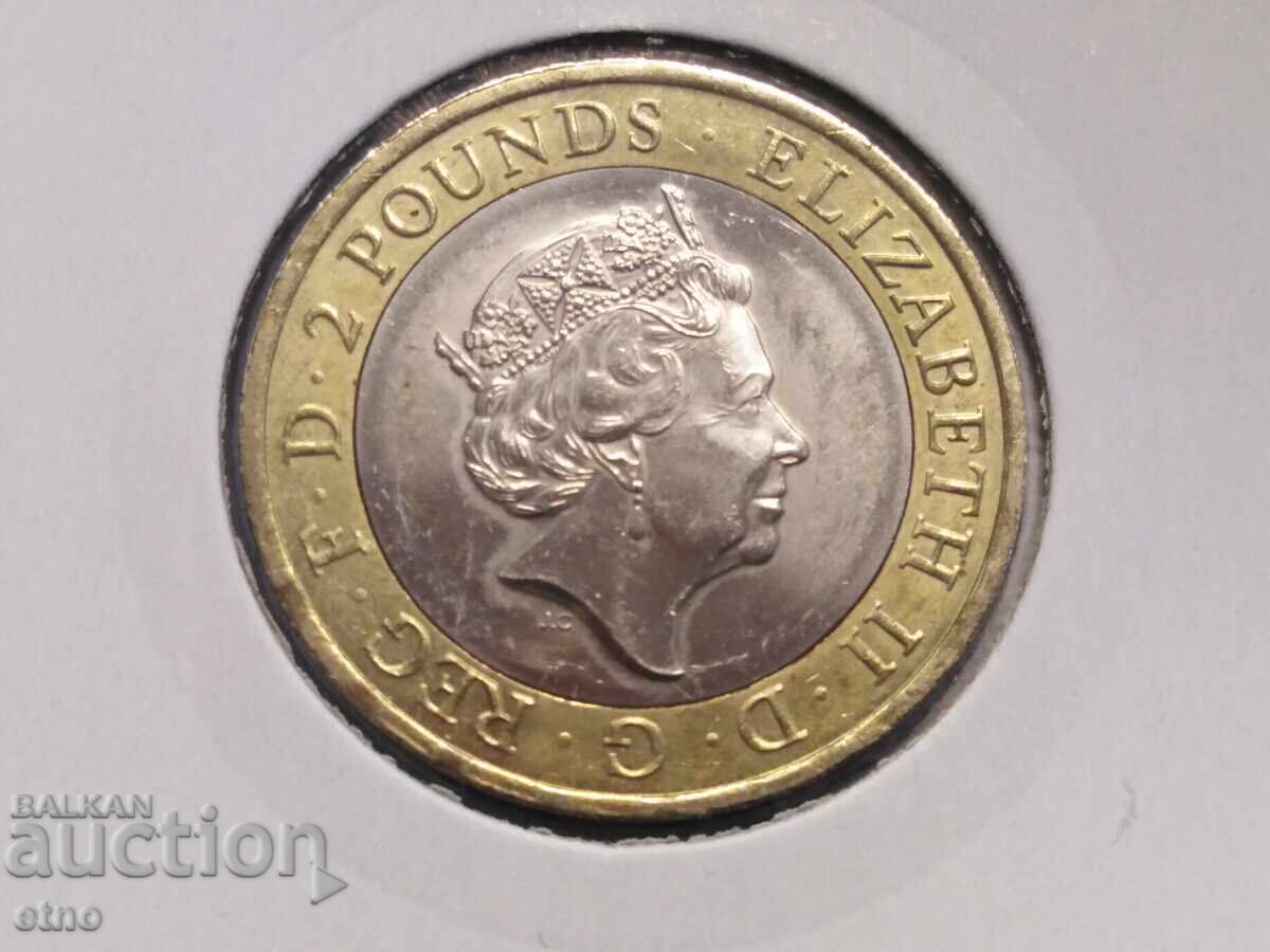 2 ΛΙΡΕΣ 2016 ΜΕΓΑΛΗ ΒΡΕΤΑΝΙΑ, νόμισμα, νομίσματα με τιμή € 10.00 | 19.56 BGN