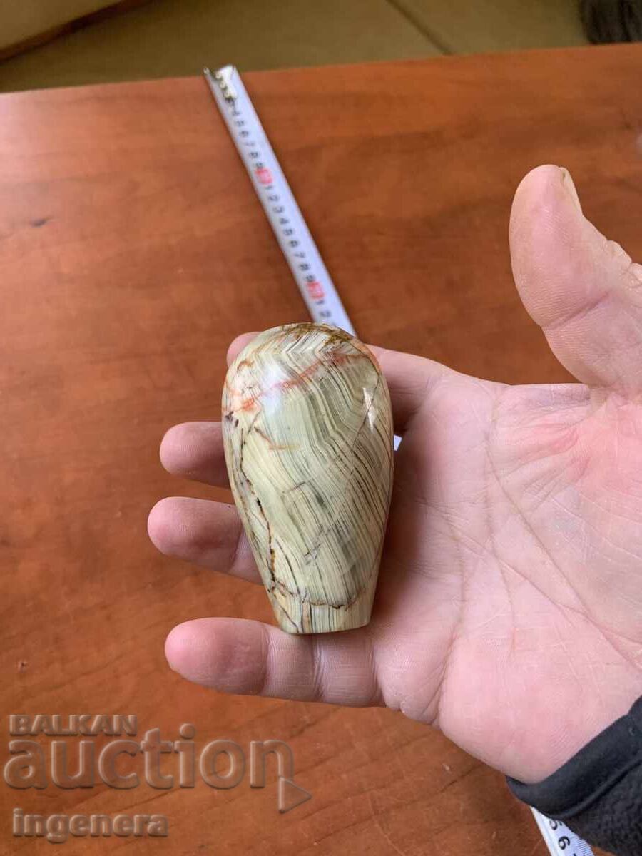 Mâner din onix lustruit greu