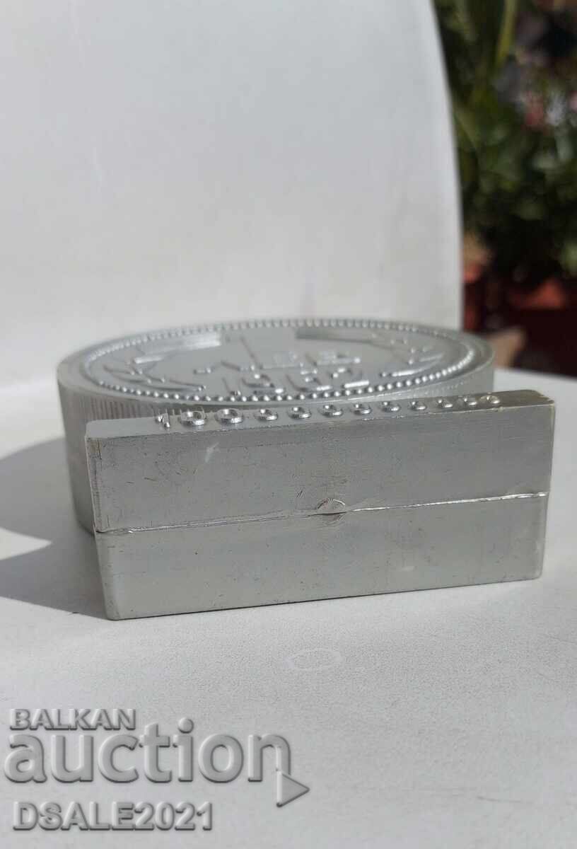 NBR SOTS PLASTMASOVA KASICHKA 1 LEV - GERB NARODNA REPUBLIKA - 6