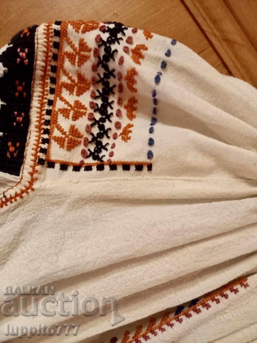 Αυθεντικό γυναικείο πουκάμισο βουλγάρικη βόρεια φορεσιά 19ος αιώνας - 5