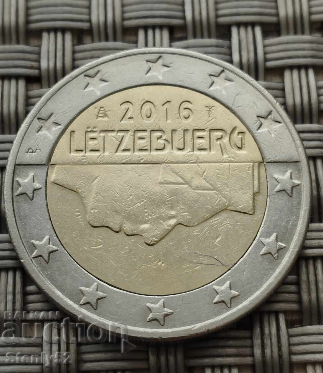 2 ευρώ επετειακά Λουξεμβούργο 2016 έτος