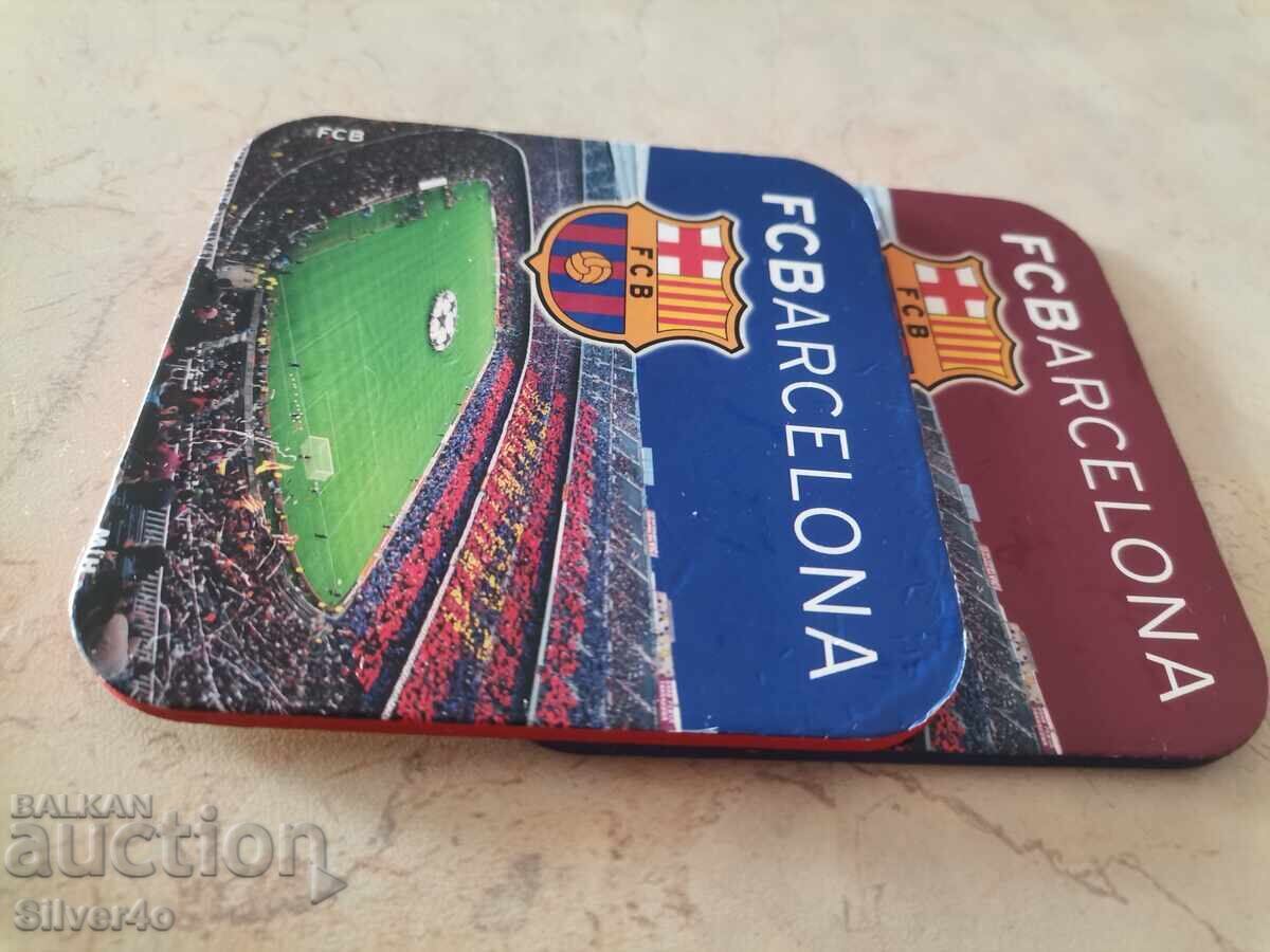 2 suporturi de pahar din plută - FC Barcelona cu preț € 0.01 | 0.02 BGN