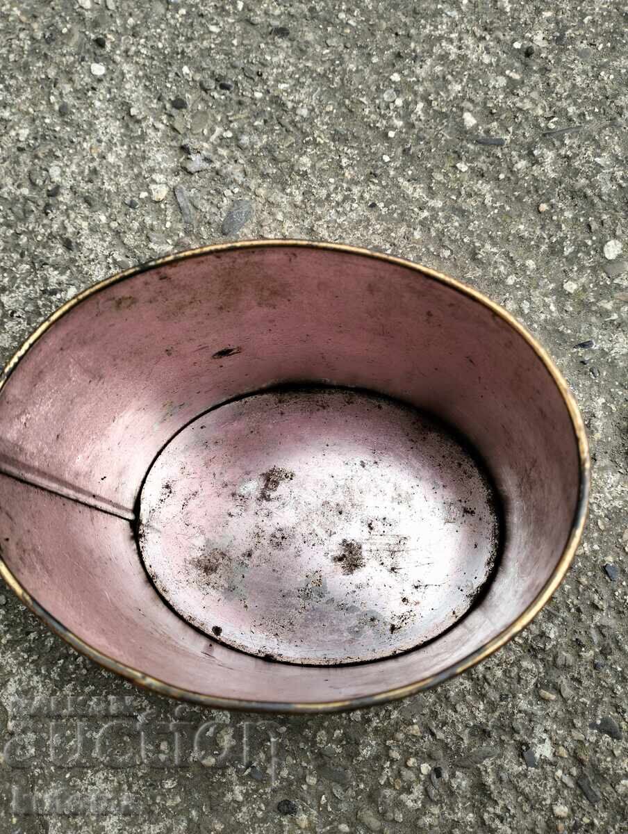 Cutie veche metalică pentru cafea - 6